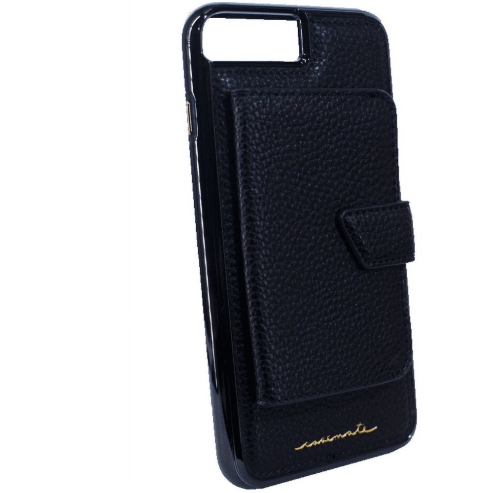 Apple iPhone Black Vegan Leather Case Mate Case For 6s & 6+ - Picture 2 of 11